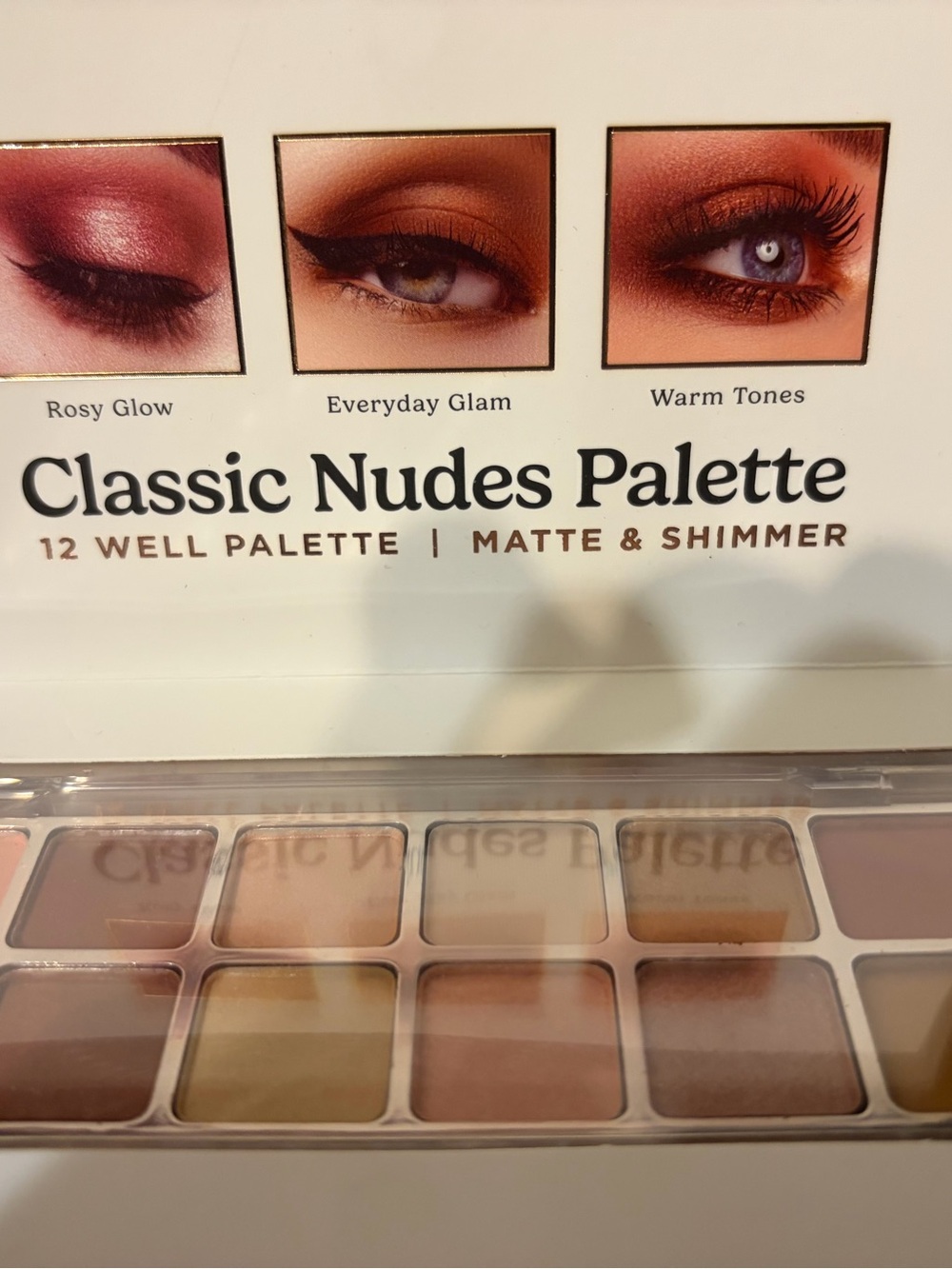 Classic Nudes Palette - Warm & Rosy Neutral Eyeshadows